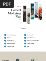 Content Marketing Plan Template