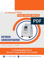A Product That: Oxygen Concentrator