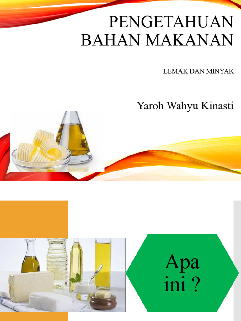Lemak Dan Minyak | PDF