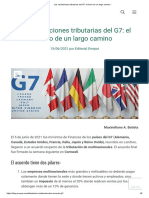 Las Resoluciones Tributarias Del G7 - El Inicio de Un Largo Camino