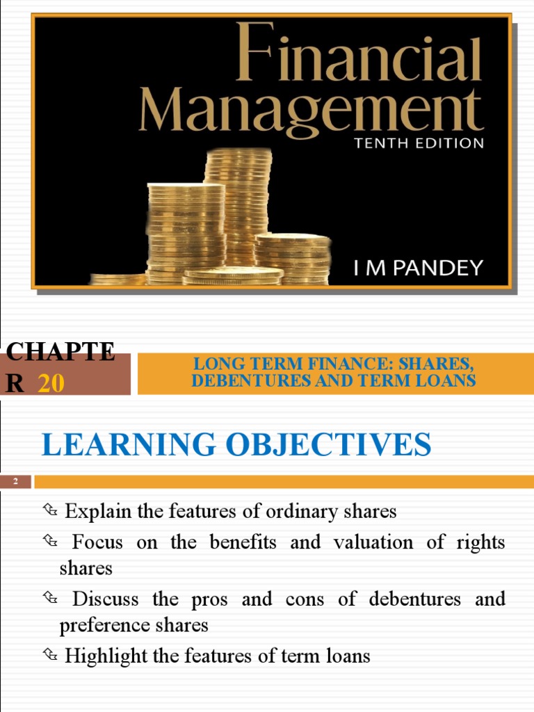 Long Term Sources of Finance | PDF | Preferred Stock | Debenture