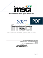 FMSCI 2W Racing Technical Regulations 2021 Final Version