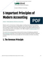 What Are The 5 Basic Accounting Principles - UAB Online