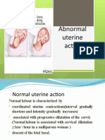 Abnormal Uterine Action