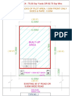 Built-Up Area: As Per Go Set Backs of Plot Area: 1.50M Front Only Sides & Rare: 0.00M