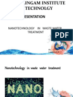 Paper Presentation: Nanotechnology in Waste Water Treatment