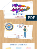 Parents Orientation