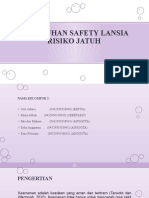 Kelompok 2 - Kebutuhan Safety Lansia Risiko Jatuh