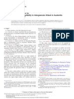 Detecting Susceptibility To Intergranular Attack in Austenitic Stainless Steels