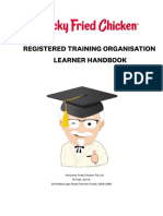 Kfc Learner Handbook
