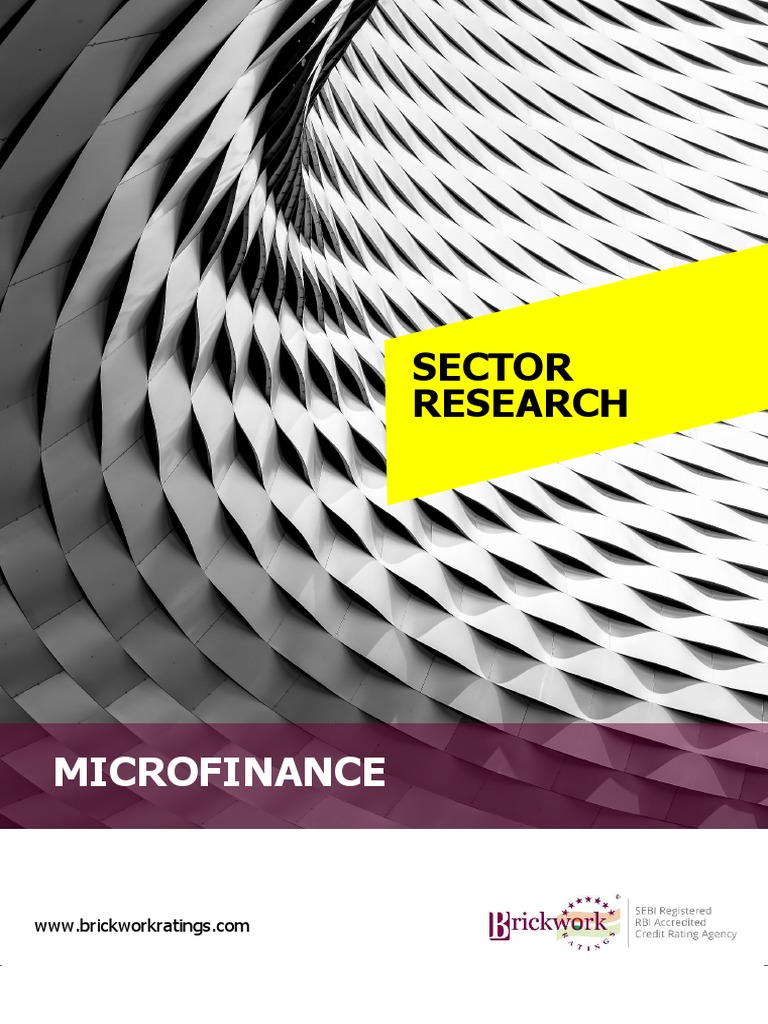 BWR MicrofinanceReport Final | PDF | Microfinance | Credit Rating Agency