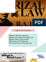 Lesson 1 - Rizal Law