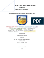 Modelado de disipador de energía hidráulica en alcantarillado