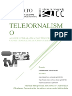 Telejornalismo - Análise Comparativa Do 3 Canais Generalistas