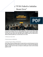 How To Fix PUBG Failed To Initialize Steam Error