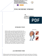 Predicting Ischemic Stroke: By, Atcahaya V (1801015) Mirtuyanjana N (1801114)