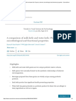 A Comparison of Milk Kefir and Water Physical, Chemical, Microbiological and Functional Properties