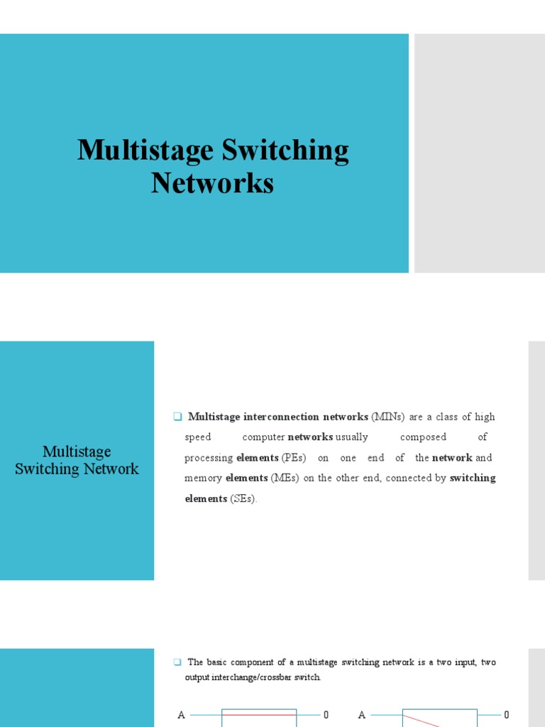 Multistage Switching Networks Overview | PDF | Computer Science ...