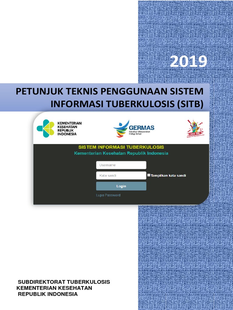 Petunjuk Teknis SITB untuk Pengelola TB | PDF | Kesehatan Holistik ...