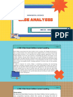 M1 Case Analysis