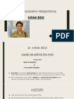 Presentation On Kiran Bedi.