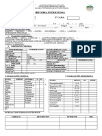 Historia nutricional y evaluación clínica