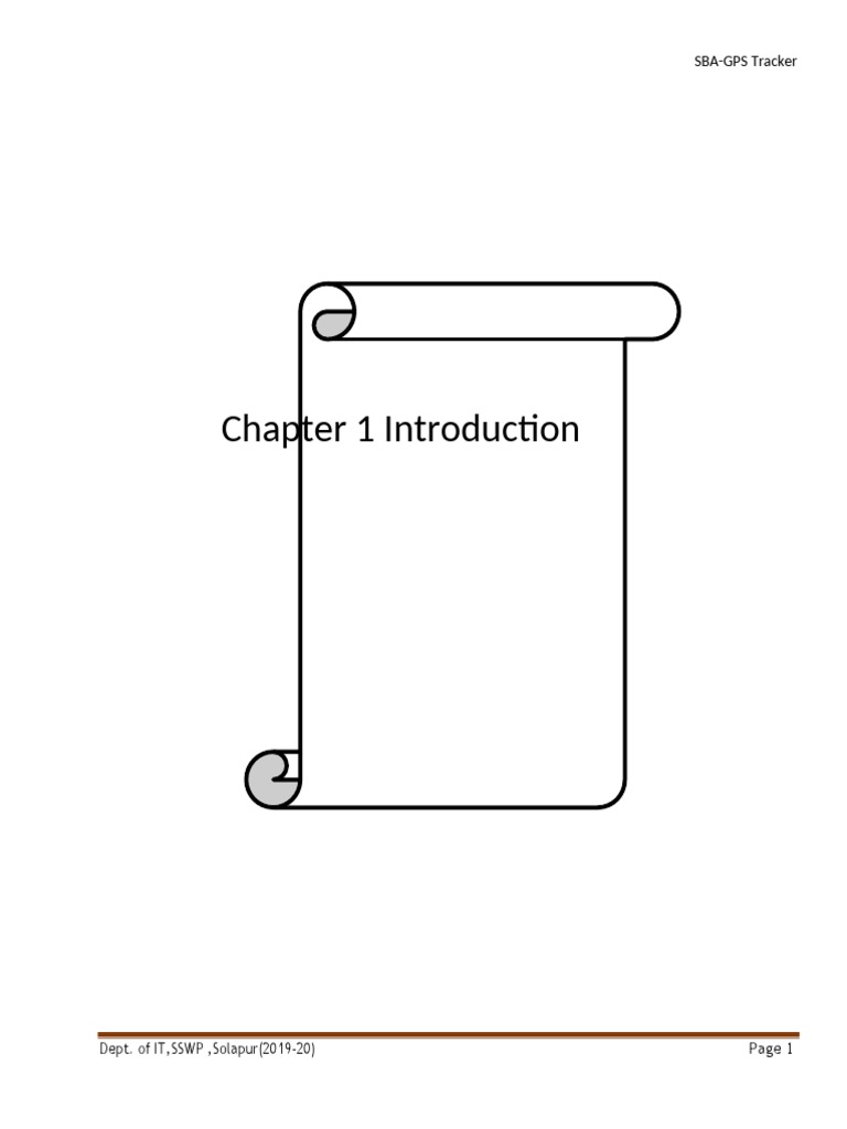 Chapter 1 Introduction: SBA-GPS Tracker | PDF | Software Testing ...