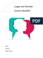 Language and Gender Revision Booklet