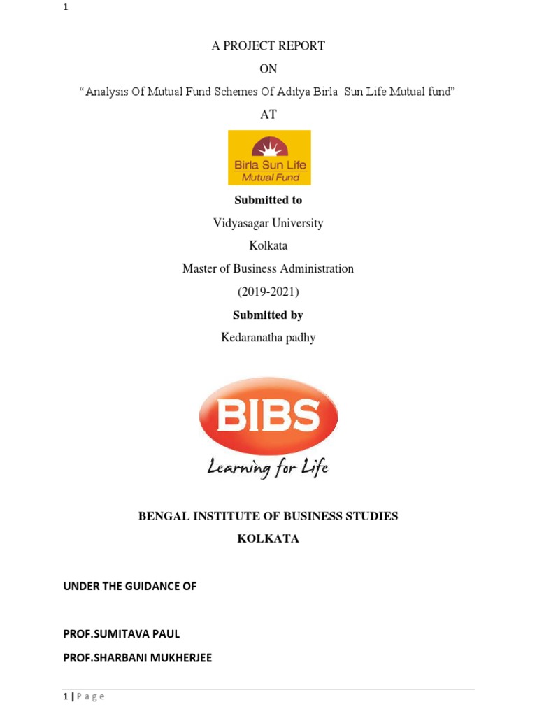 Diseration of Absl Mutual Fund PDF Mutual Funds Securities (Finance)