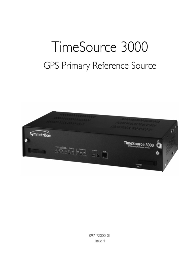 Timesource 3000 | PDF | Global Positioning System | Antenna (Radio)
