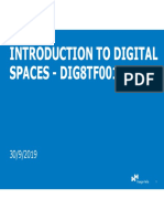 Introduction To Digital Spaces - Dig8Tf001