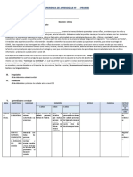 Experiencia de Aprendizaje #-Pronoei: Afiche Informativo Sobre El Covid19