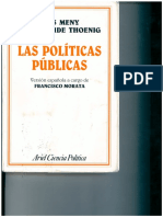 2- Meny Ives (1992). La Decisión Pública. PP 129-157.