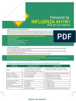 Información sobre la Gripe AH1N1 Influenza