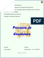 Act #2. Procesos de Enseñanza