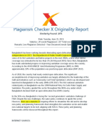 Plagiarism Checker X Originality Report: Similarity Found: 10%