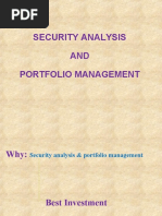 Security Analysis AND Portfolio Management