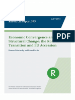 Economic Convergence and Structural Change the Role of Transition and Euaccession Dlp 3357