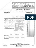 Read The Instructions Given Below:: For Examiners'S Use Q. NO. Marks OUT OF