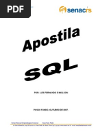 Apostila SQL - Luís Fernando e Maílson