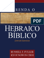 Amostra Aprenda o Hebraico Bíblico - Livro de Exercicios