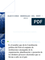 DIAPO_ELECCIONES GENERALES DEL PERÚ -  2011