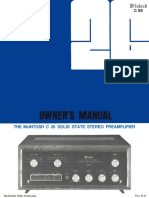 Owner Manual Du C26