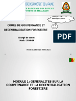 Module 1_ Gouvernance Forestière