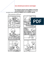 Redactar de Forma Coherente Que Sucede en Cada Imagen