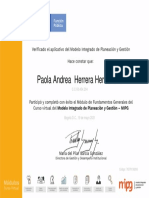 Certificado Mipg