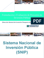 Formulación y Evaluación de PIP