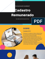 Cadastro Remunerado