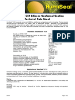 Humiseal 1C51 Silicone Conformal Coating Technical Data Sheet