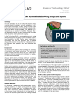 High Fidelity Anti-Lock Brake System Simulation Using Abaqus and Dymola